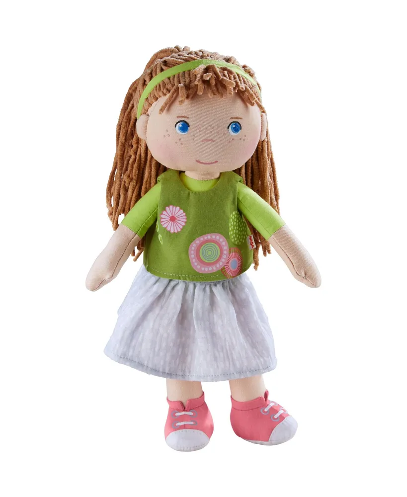 Haba Hedda 12" Soft Doll with Brown Hair and Embroidered Face