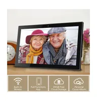 in Cloud Photo Frame, Black, 20GB Cloud Storage