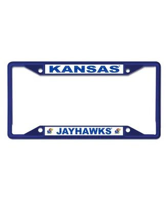 Wincraft Kansas Jayhawks Chrome Color License Plate Frame