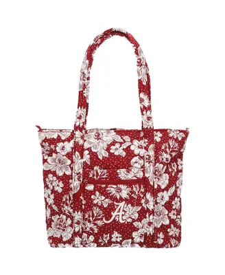 Women's Vera Bradley Alabama Crimson Tide Rain Garden Vera Tote Bag