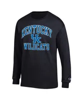 Men's Champion Black Kentucky Wildcats High Motor Long Sleeve T-shirt