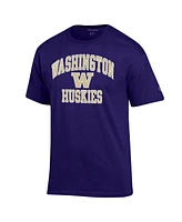 Men's Champion Purple Washington Huskies High Motor T-shirt