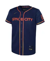 Infant Boys and Girls Nike Alex Bregman Navy Houston Astros City Connect Player Jersey