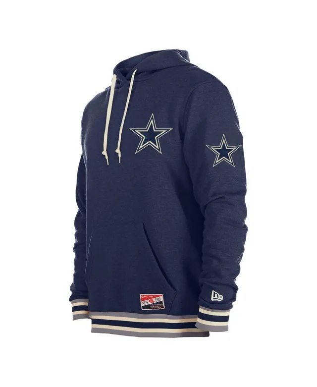 47 Men's '47 Heathered Heather Navy Dallas Cowboys Premier Nico Pullover  Hoodie