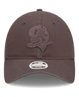 Women's New Era Graphite Tampa Bay Buccaneers Historic Logo Core Classic 2.0 Tonal 9TWENTY Adjustable Hat