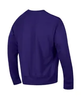 Men's Champion Purple Northwestern Wildcats Arch Reverse Weave Pullover Sweatshirt