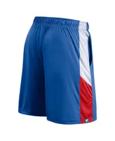 Men's Fanatics Royal Philadelphia 76ers Big and Tall Champion Rush Practice Shorts