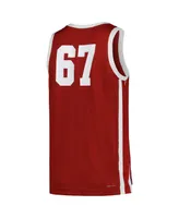 Men's Jordan Maroon Morehouse Tigers Replica Basketball Jersey