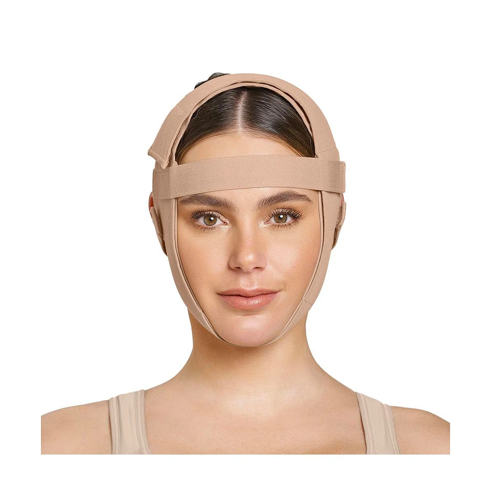 Post-surgical facial compression wrap for Women