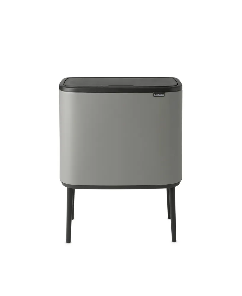 Bo Touch Top Dual Compartment Trash Can, 3 plus 6 Gallon