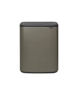 Bo Touch Top Dual Compartment Trash Can, 2 x 8 Gallon, 2 x 30 Liter