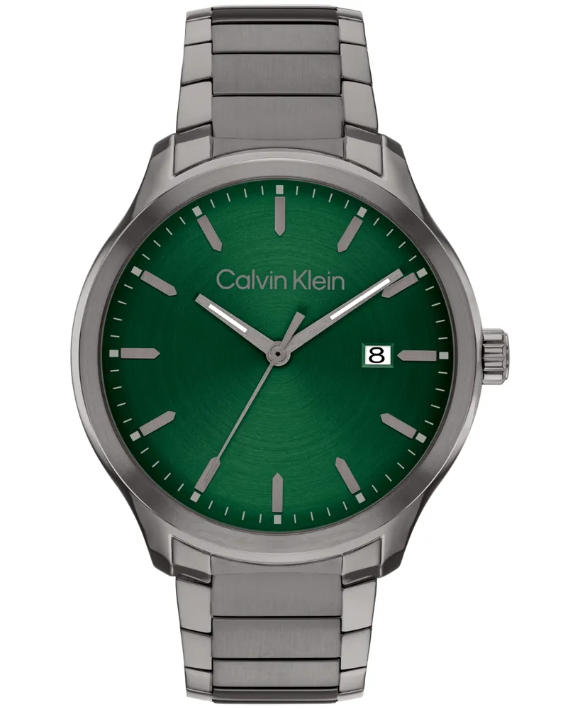 Calvin Klein Men's 3H Quartz Stainless Steel Bracelet Watch 43mm