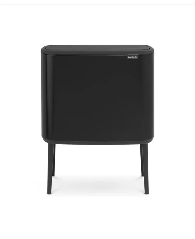 Brabantia Bo Touch Top Multi-Compartment Recycling Trash Can 3 x 3