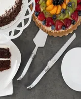 French Home Connoisseur 2-Piece Cake and Pie Server Set with Handles