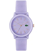 Lacoste Unisex L.12.12 Lavender Silicone Strap Watch 36mm