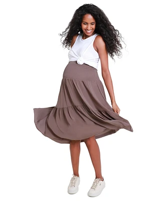 Ingrid + Isabel Maternity Smocked Skirt