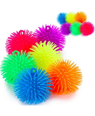 Kicko Puffer Balls with Loop for Kids, Sensory Stress Relief and Therapy Toy