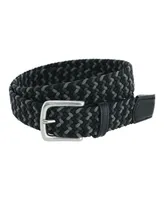 Trafalgar Men's Chandler Mixed Weave Stretch Belt