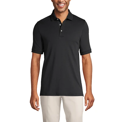 Lands' End Men's Short Sleeve Cotton Supima Polo Shirt