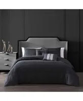 Kyle Black Bedding Reversible Comforter Set