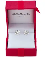 Diamond Stud Earrings (2 ct. t.w.) in 14k White or Yellow Gold