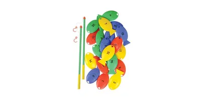 Polydron Giant Fishing Toy Set With Numbers 1 - 20 - 23 Pieces