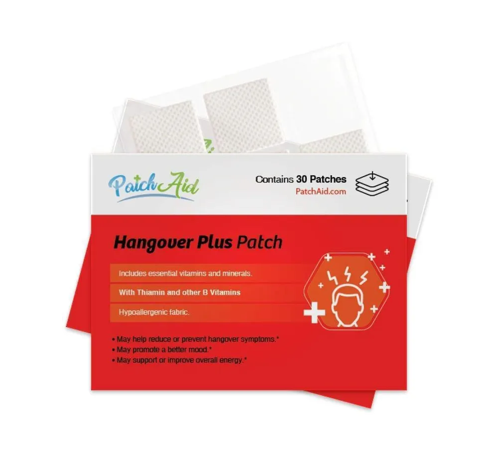 Hangover Plus Vitamin Patch by PatchAid (30-Day Supply)
