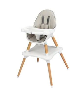 5-in-1 Baby High Chair Infant Wooden Convertible Chair