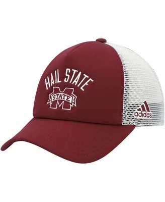 Men's adidas Maroon Mississippi State Bulldogs Dowsing and Bell Trucker Snapback Hat