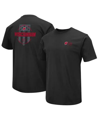 Men's Colosseum Black Wisconsin Badgers Oht Military-Inspired Appreciation T-shirt