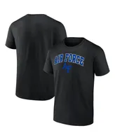 Men's Fanatics Black Air Force Falcons Campus T-shirt