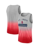 Men's Fanatics Gray, Red St. Louis Cardinals Our Year Tank Top