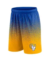 Men's Fanatics Royal, Gold Los Angeles Rams Ombre Shorts