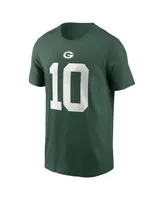 Men's Nike Jordan Love Green Bay Packers Player Name and Number T-shirt