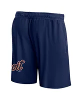 Men's Fanatics Navy Detroit Tigers Clincher Mesh Shorts