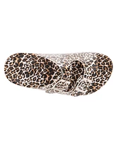 Olivia Miller Girls Leopard Slip Slipper Sandals