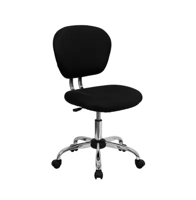 Emma+Oliver Mid-Back Mesh Padded Swivel Task Office Chair With Chrome Base