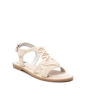 Women's Braided Strap Flat Sandals By Xti