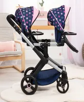 Bayer Design Dolls - Stars Xeo Twin Pram Set