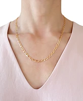 Elongated Curb Link 20" Chain Necklace (4-1/3mm) in 14k Gold