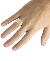 Men's Diamond Cluster Ring (1 ct. t.w.) in 10k Gold