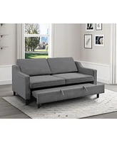 White Label Monty Convertible 71.5" Studio Sofa with Pull-Out Bed