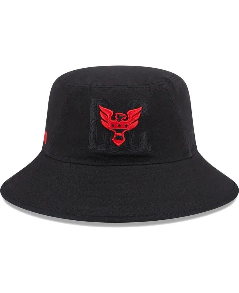 Men's New Era Black D.c. United Kick Off Bucket Hat