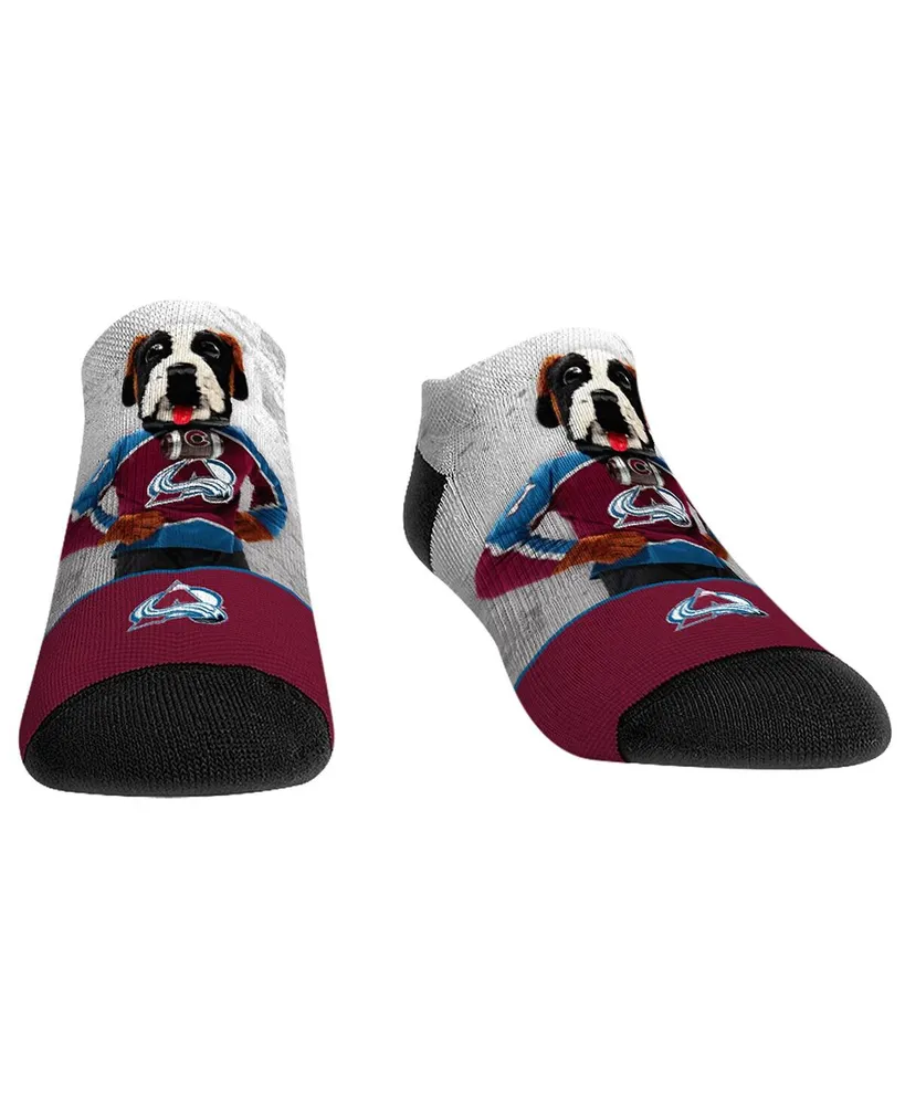 Youth Boys and Girls Rock 'Em Socks Colorado Avalanche Mascot Walkout Low-Cut Socks