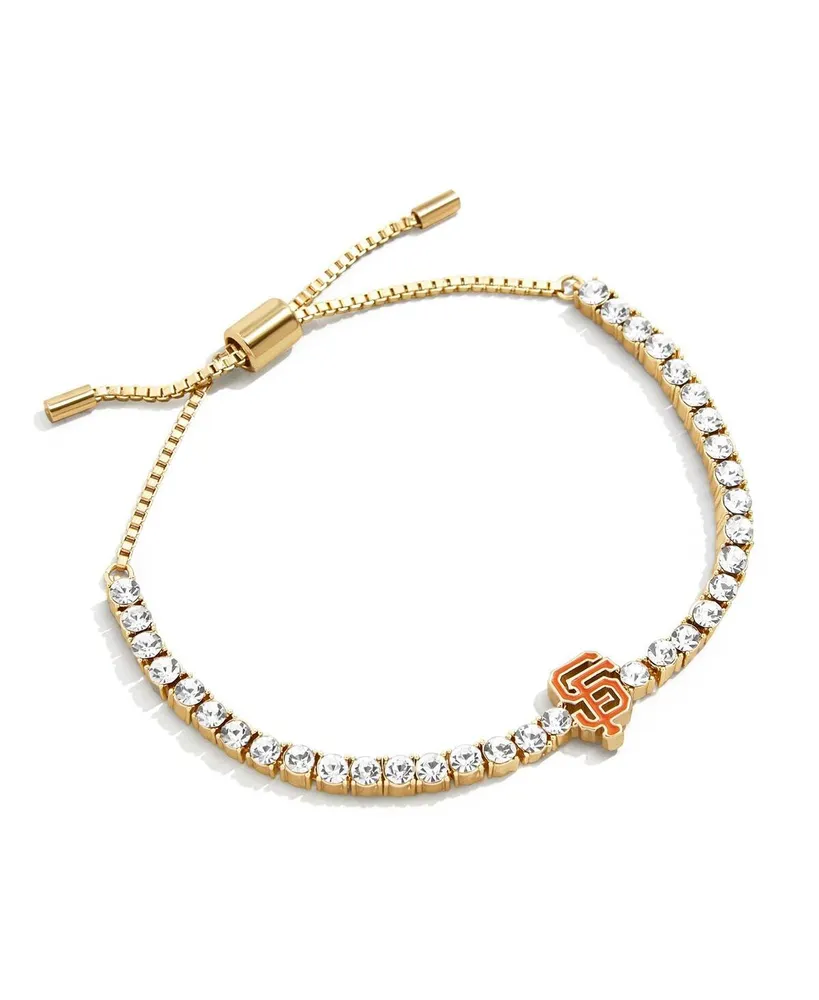 Women's Baublebar San Francisco Giants Pull-Tie Tennis Bracelet - Gold