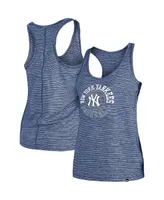 Women's New Era Navy York Yankees Active Racerback Tank Top