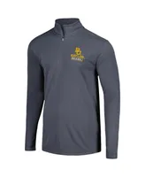 Men's Champion Gray Baylor Bears Textured Quarter-Zip Jacket