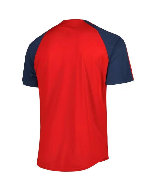 Stitches Navy Boston Red Sox Button-down Raglan Fashion Jersey At Nordstrom  in Blue for Men