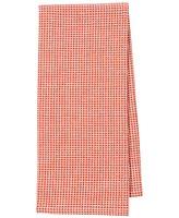 Kaf Home Center Band Waffle Cotton 4 Piece Flat Kitchen Towel, 18" x 28"