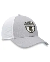 Men's Fanatics Gray, White Vegas Golden Knights 2023 Nhl Western Conference Champs Locker Room Adjustable Hat